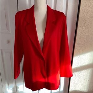 Pendleton Vintage Vibrant Red Blazer